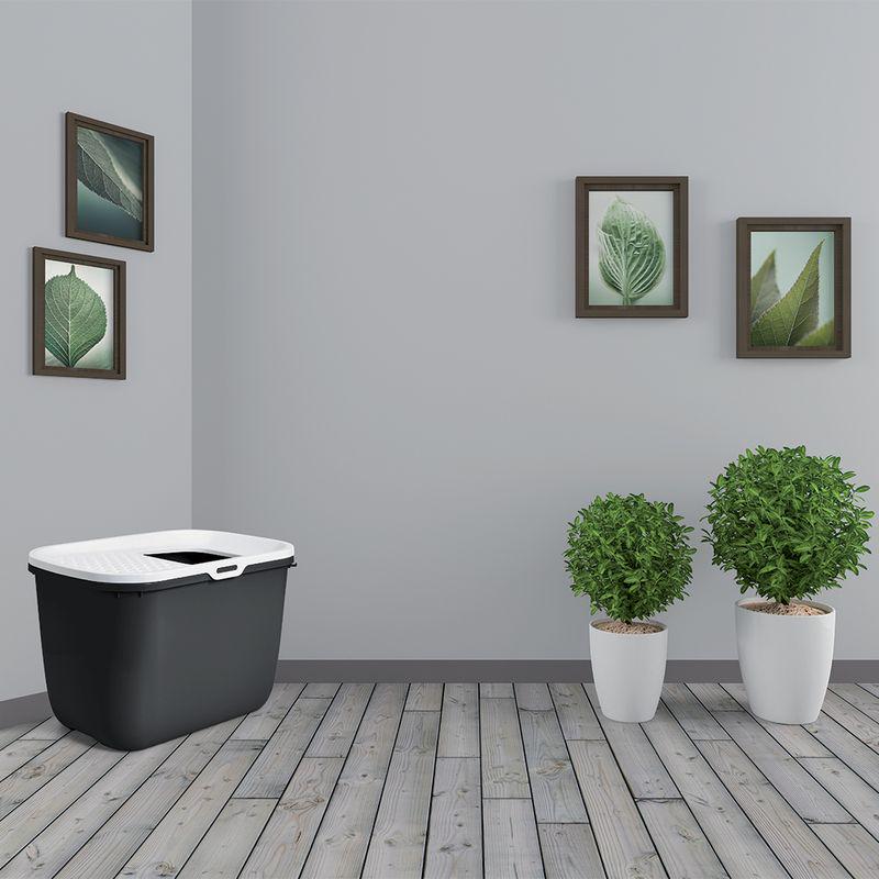 Odor control cat toilet