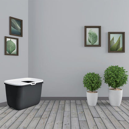 Odor control cat toilet