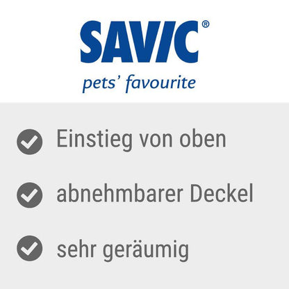 Savic litter box with flap