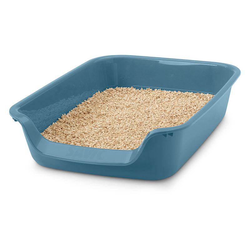 Low-entry litter tray for pets