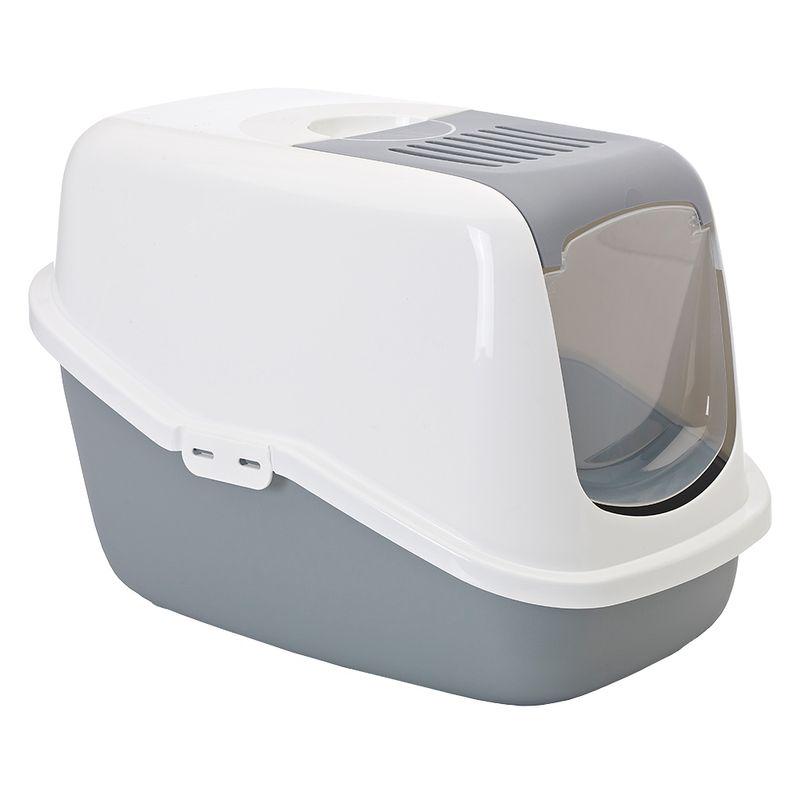 Foldable front litter tray