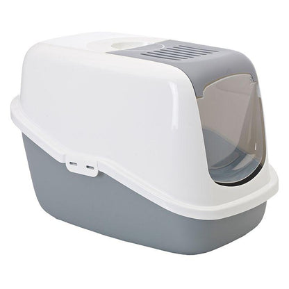 Foldable front litter tray