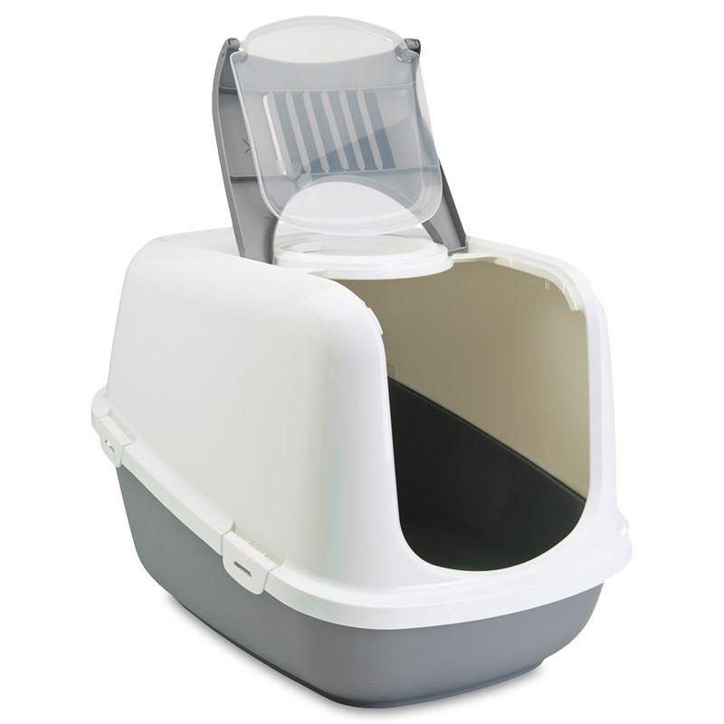 High-back litter box