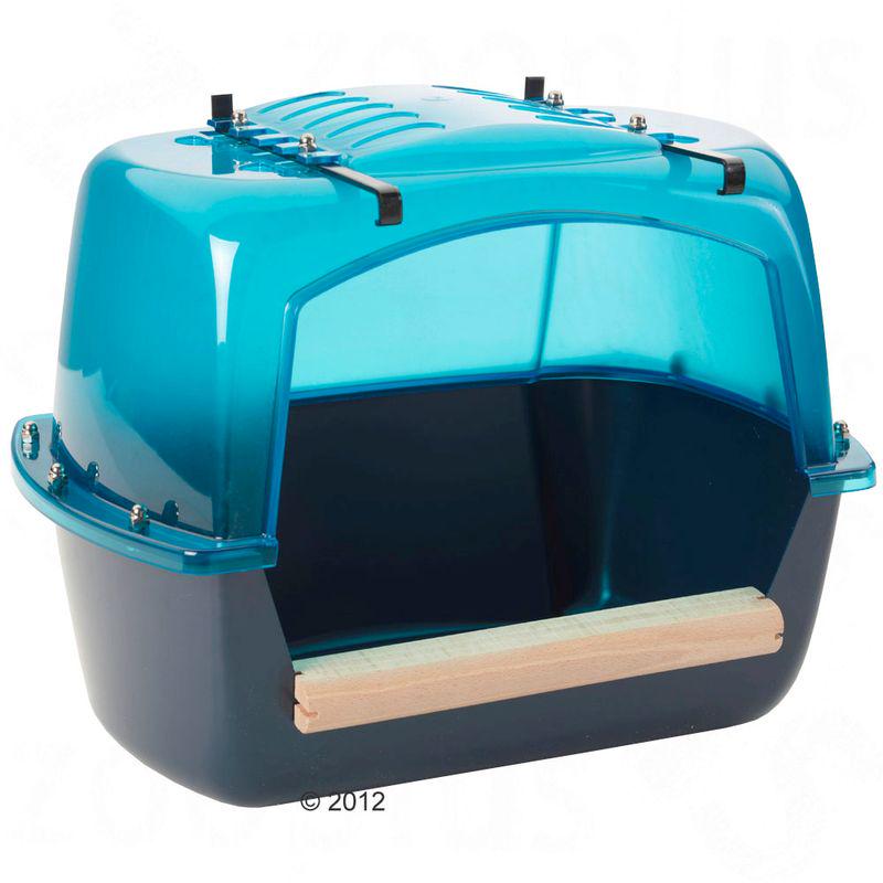 Bird bath house for parrots