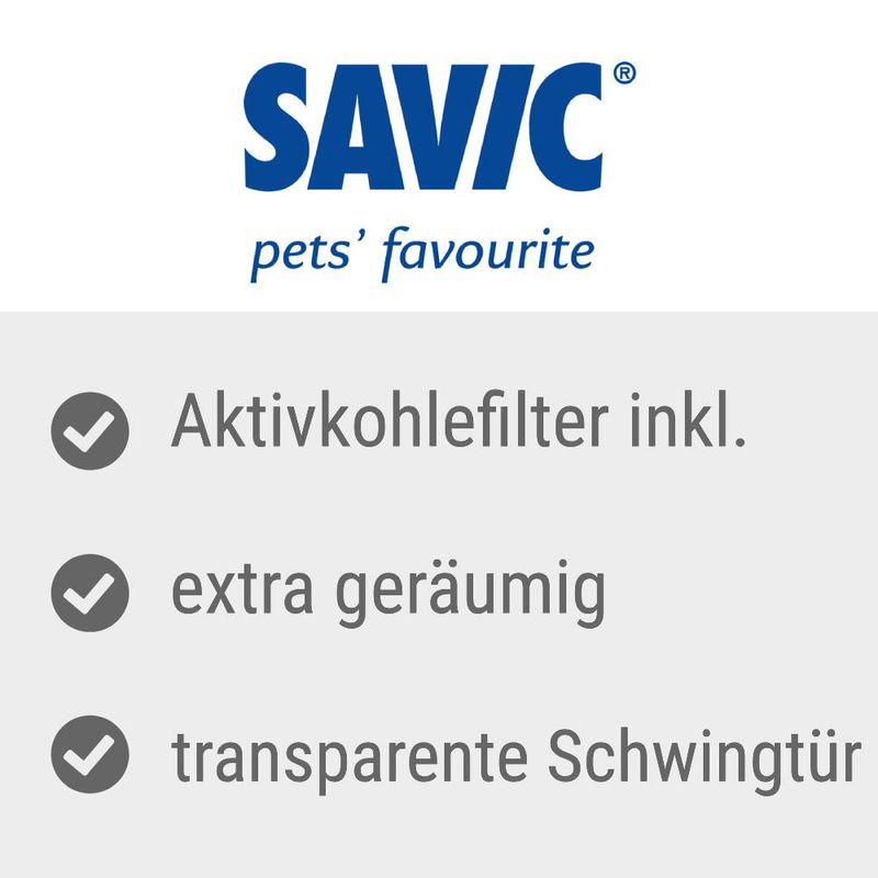 Swing-door carbon filter