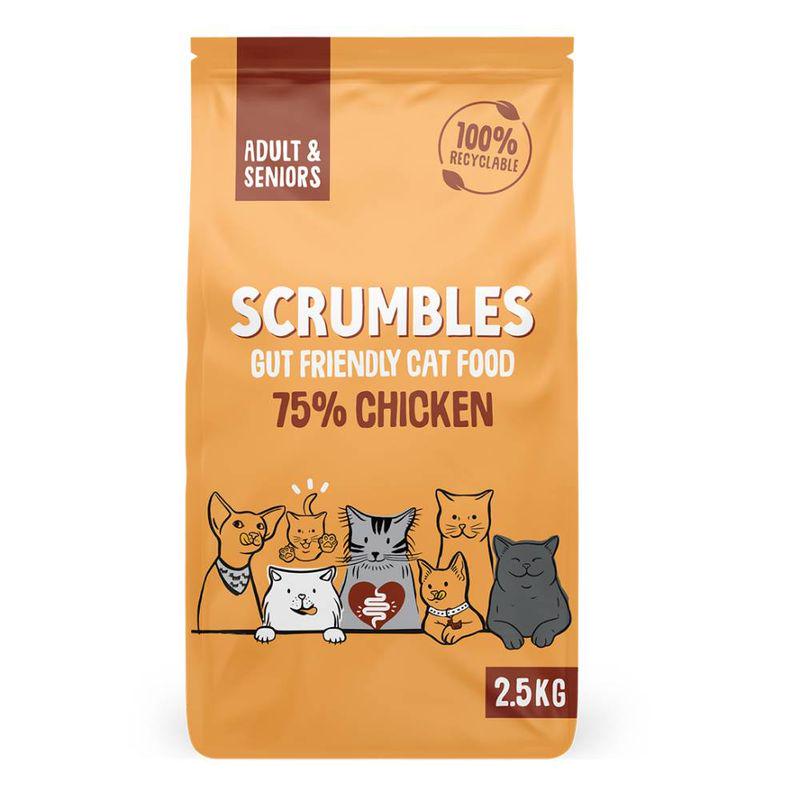 Scrumbles Adult and Senior Chicken Dry Cat Food