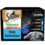 Load image into Gallery viewer, Cat enjoying Sheba meal
