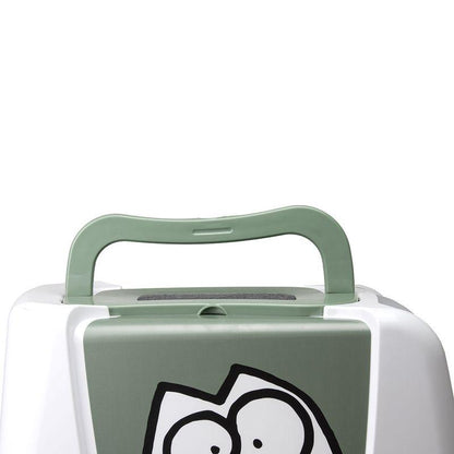 Filtered hooded litter box