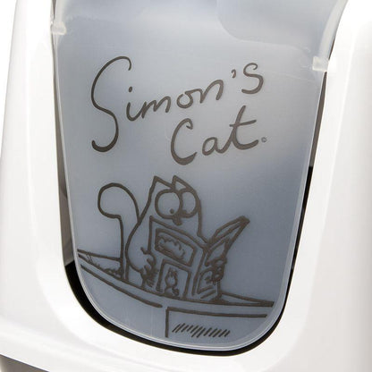 Plastic hooded litter tray