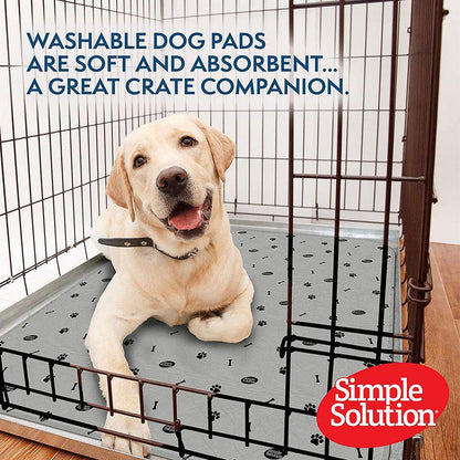 Grey washable dog mat