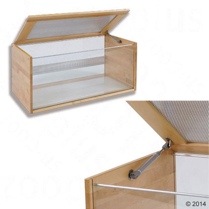 Clear-view pet habitat