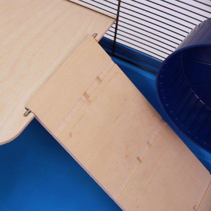 Rodent cage with doors