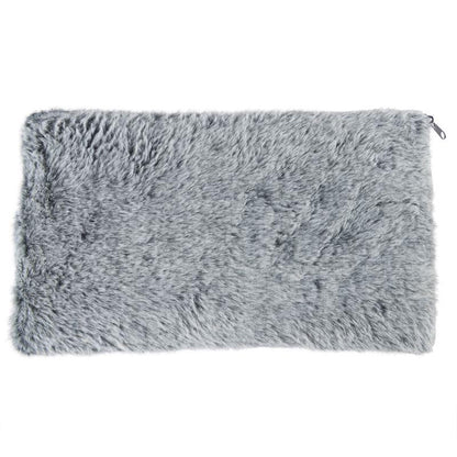 Zippered fuzzy pet bag