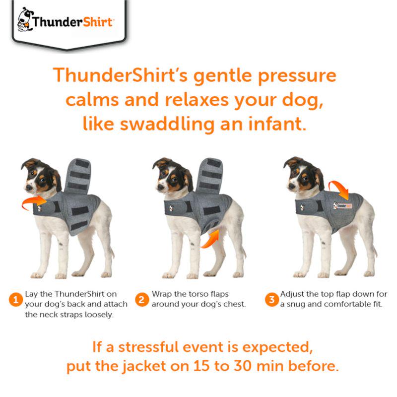 Comfortable calming dog garment