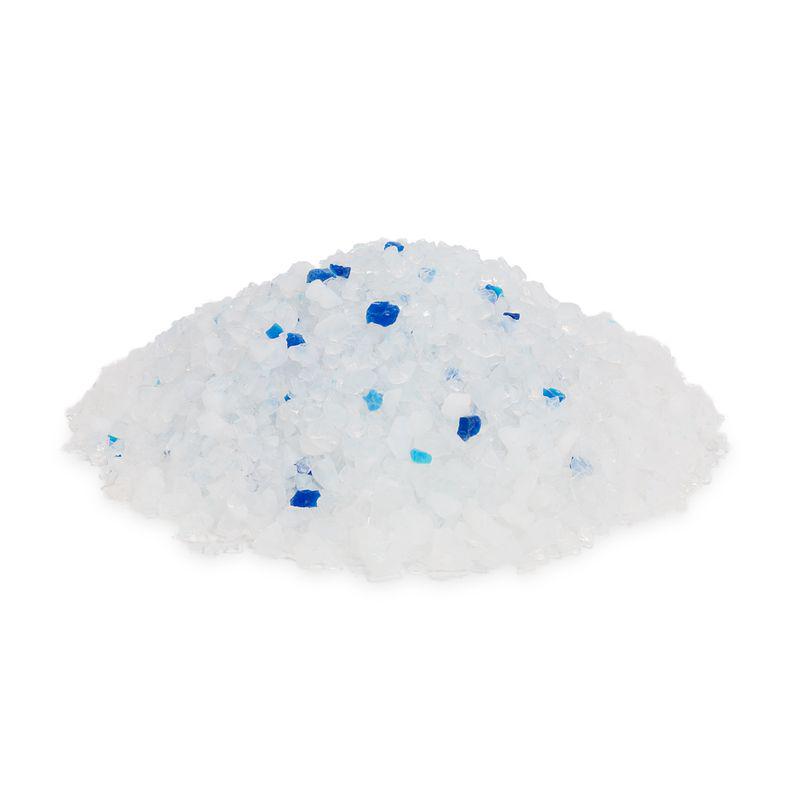 Dust-free crystal litter