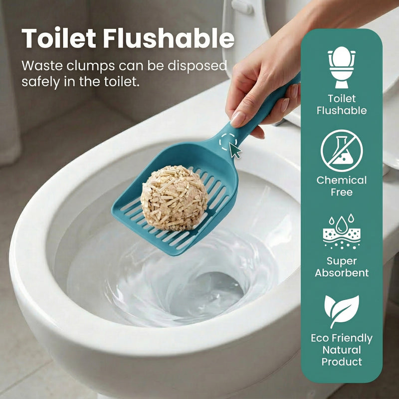 Tofu Cat Litter Easily Flushable