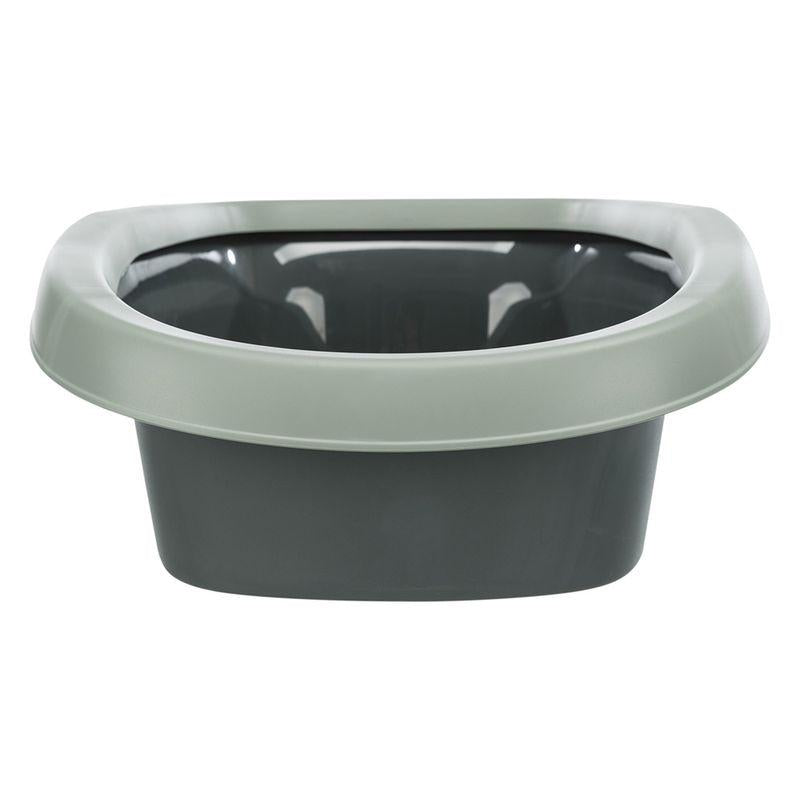 High-curved rim tray