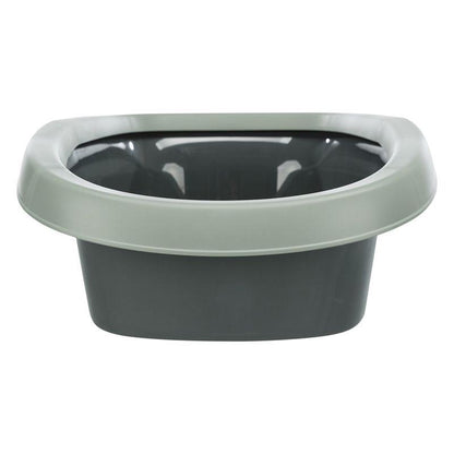 High-curved rim tray