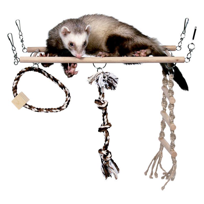 Colorful climbing rope