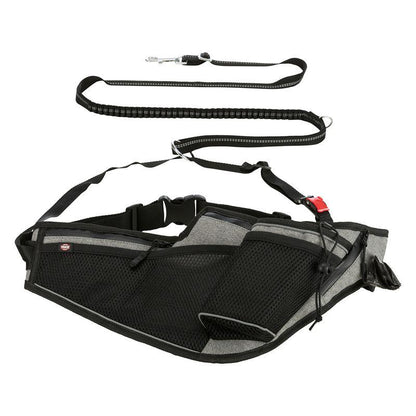 Grey black jogging leash