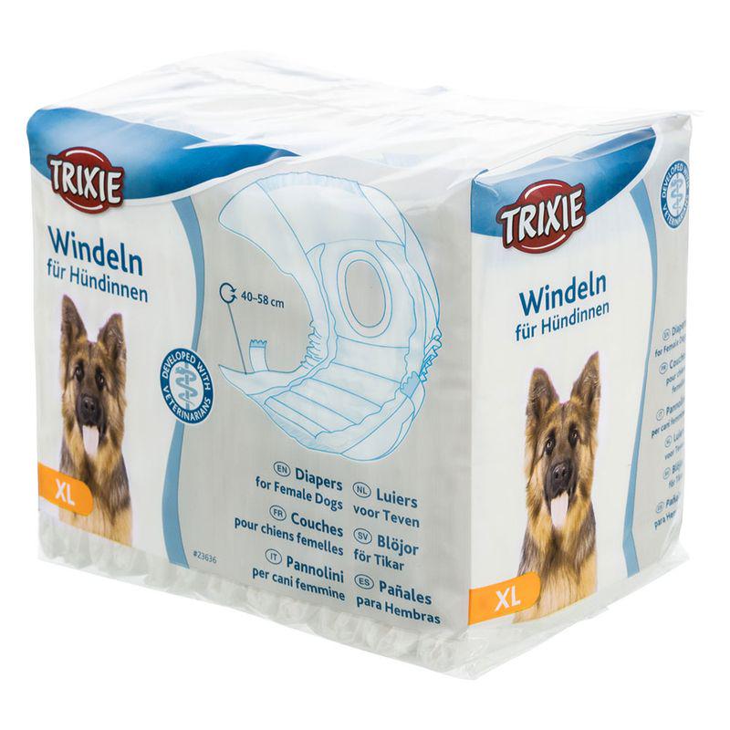 Easy-fit dog nappies