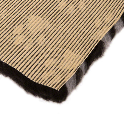 Black grey pet fleece