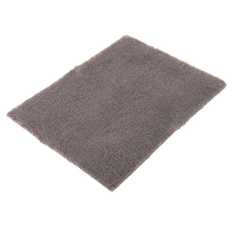 Non-slip grey pet fleece