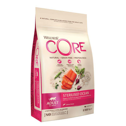 Core sterilised food