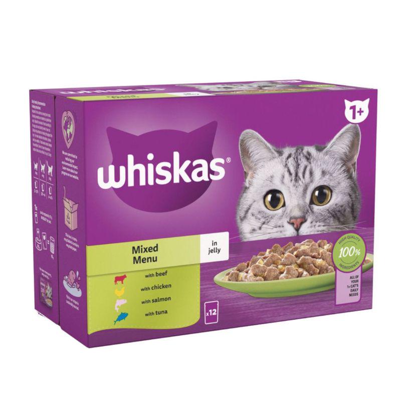 Whiskas 1+ Mixed Menu in Jelly