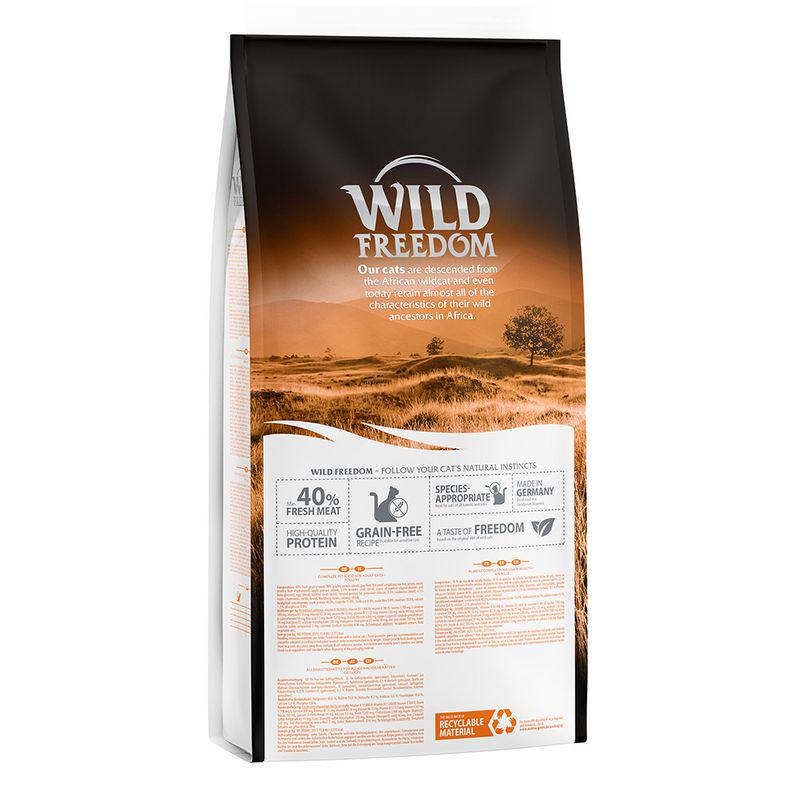 Natural poultry cat food