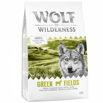 Wolf of Wilderness Adult Green Fields - Lamb