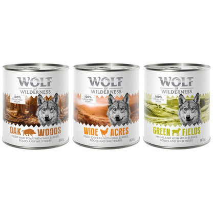 Wilderness dog food selection