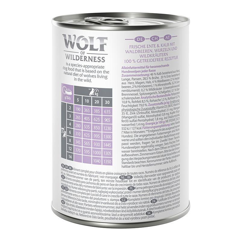Wolf puppy wet food deal