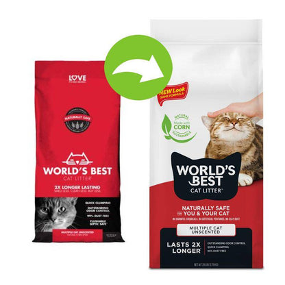 Natural clumping litter