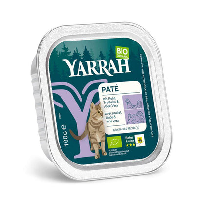 Yarrah Organic avec poulet, dinde & aloe vera