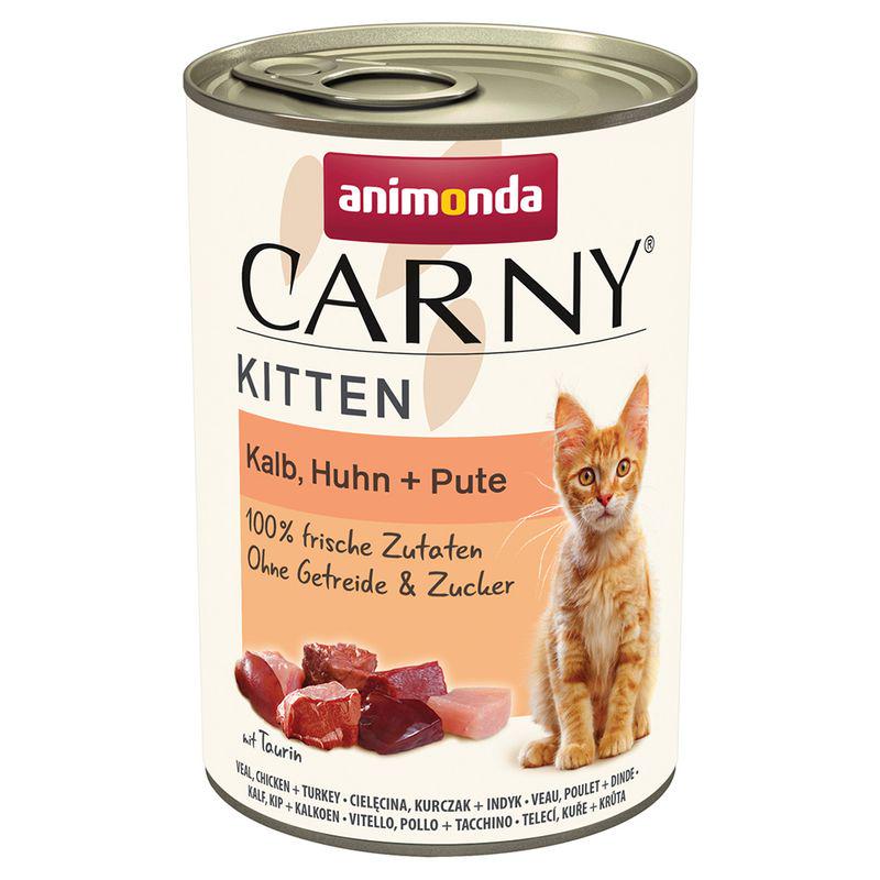 animonda Carny Kitten kalb,huhn+pute