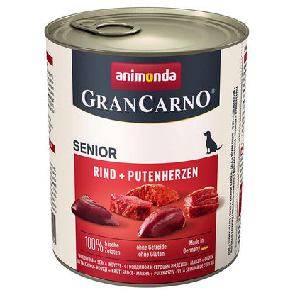 Senior wet dog food 800g