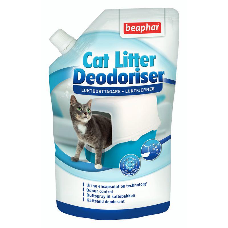 Odour control powder for litter trays