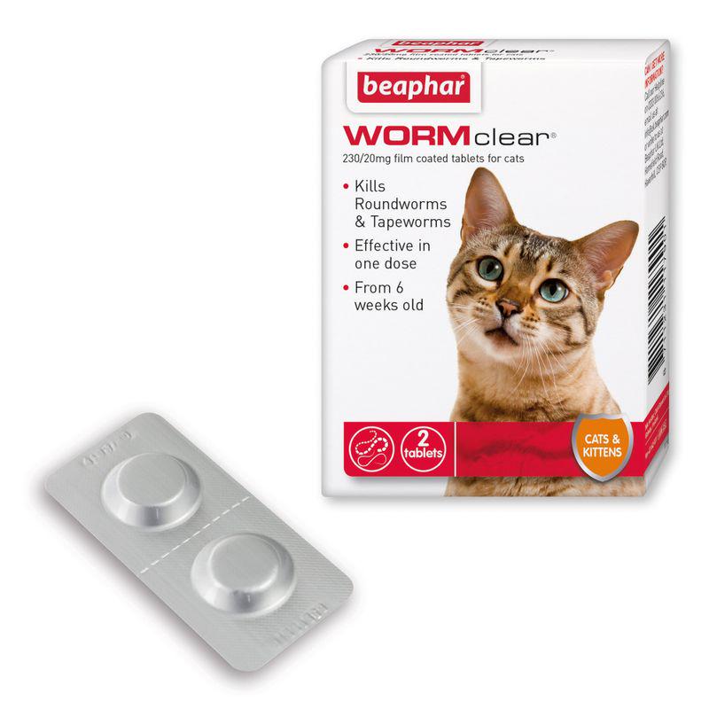 Oral wormer for cats