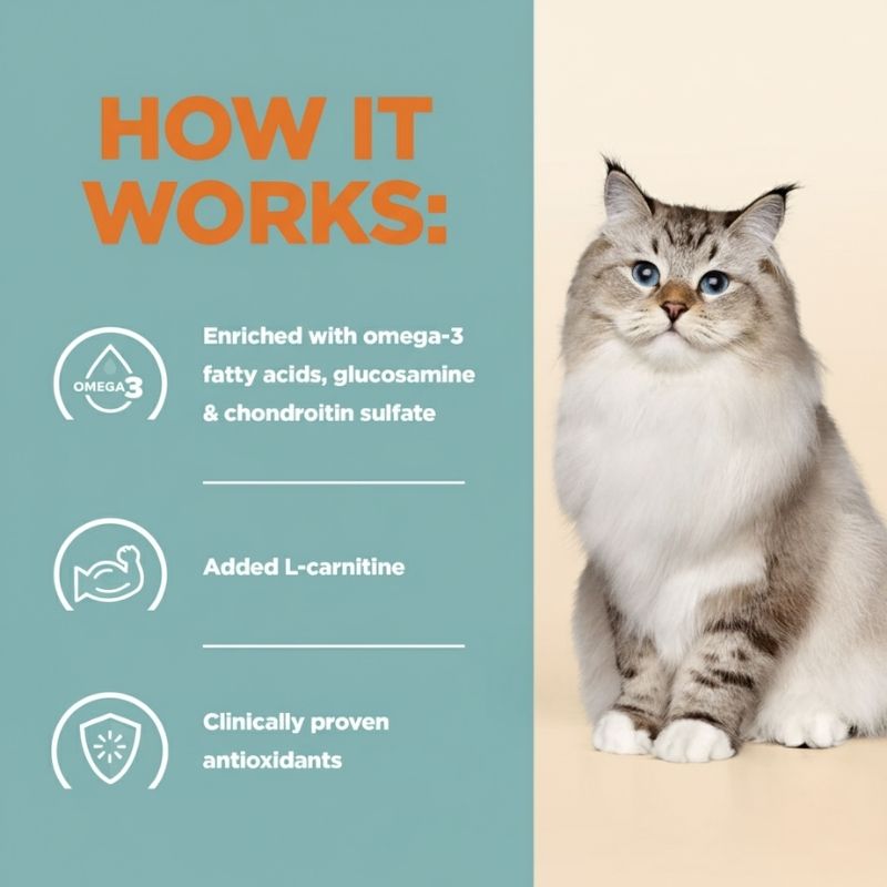 Hill's Prescription Diet JD for cats with arthritis & joint issues