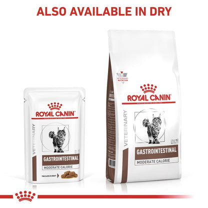Royal Canin Gastro Intestinal Moderate Calorie Pouches for Cats