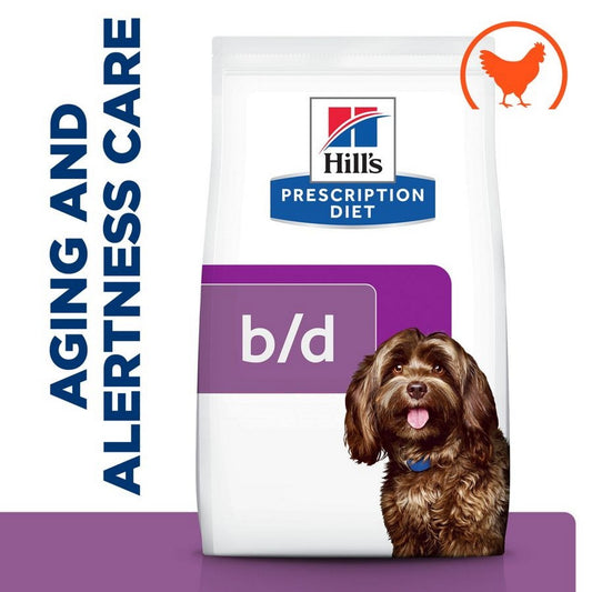 Hill's b/d dry dog food 12kg bag