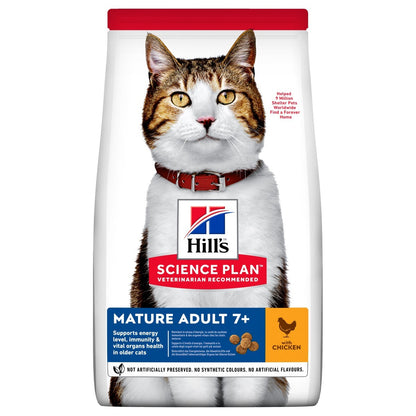 Hill’s senior cat chicken