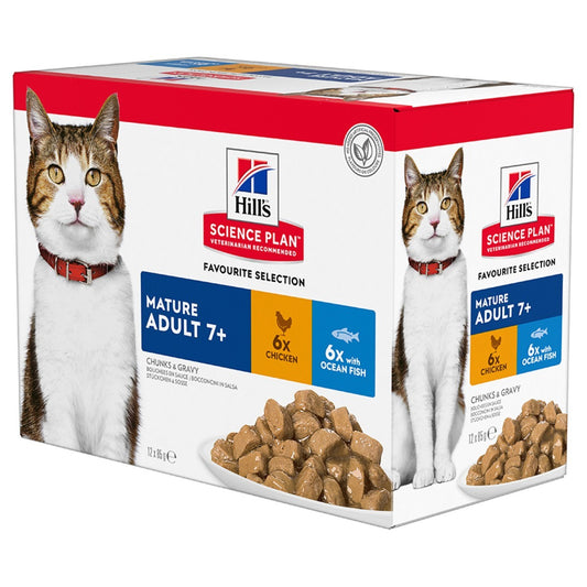 Hill’s mature adult cat food