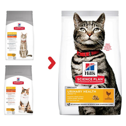 Hill's Science Plan cat food package with a cat on the label against a white background
