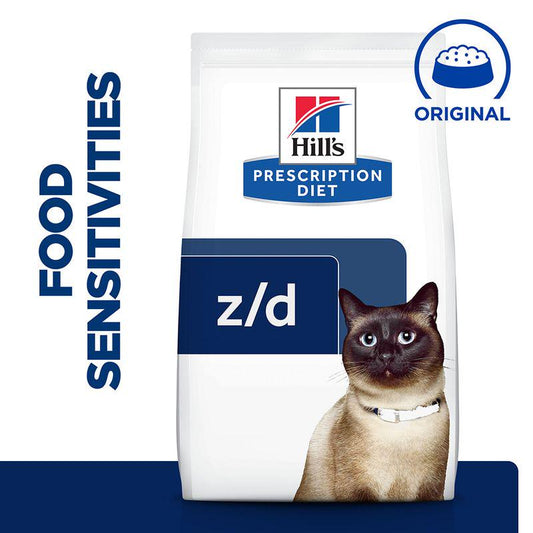 Hill's z/d cat food sensitivities