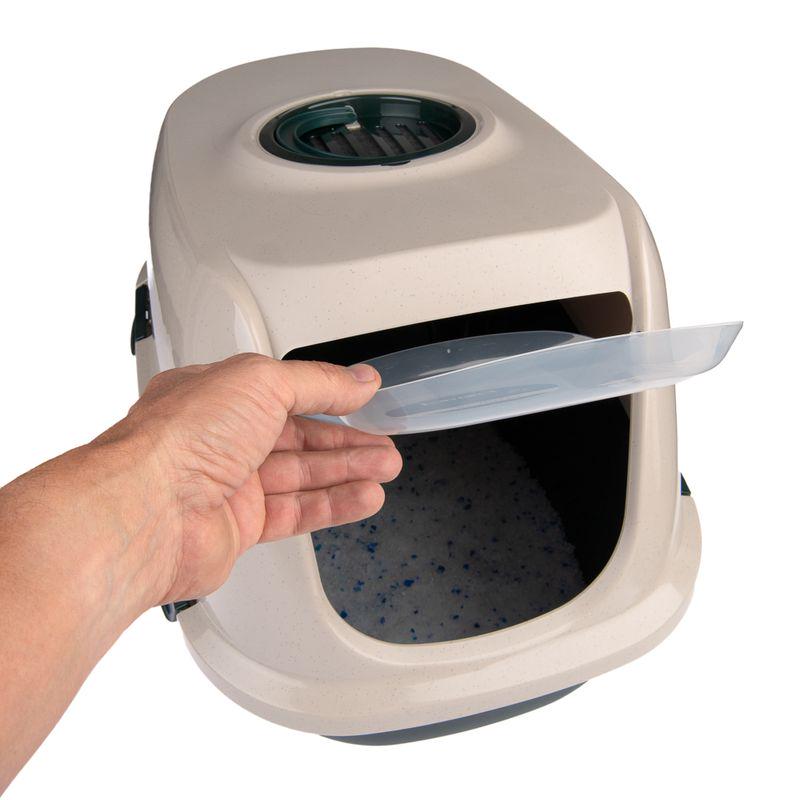 Eco-friendly hooded tray