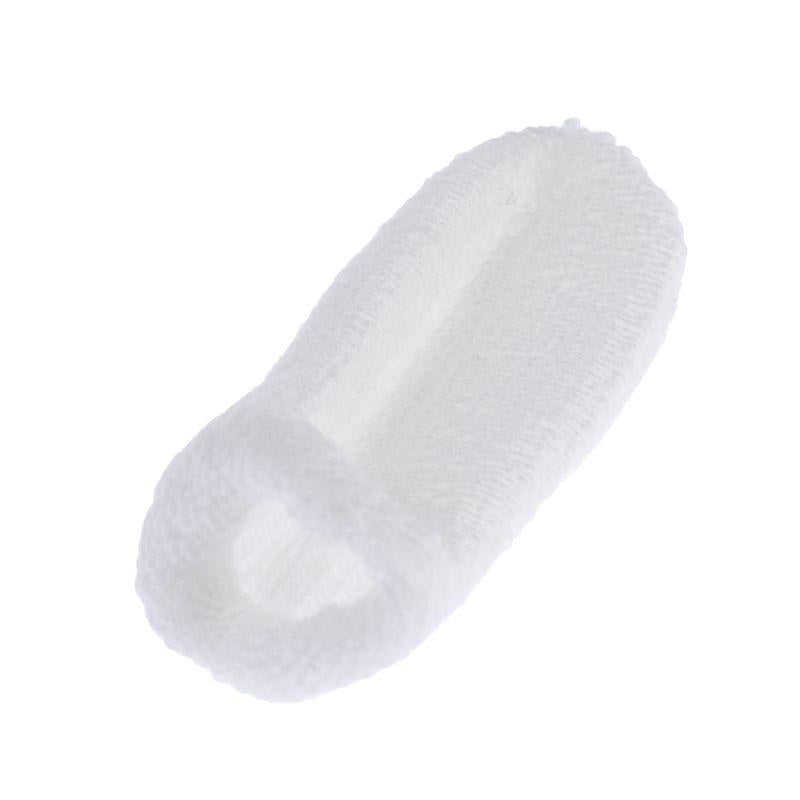 Reusable finger toothbrush