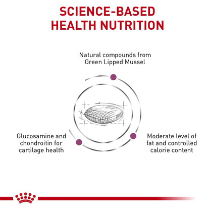Diagram of green lipped mussel with text about science-based health nutrition and ingredients.