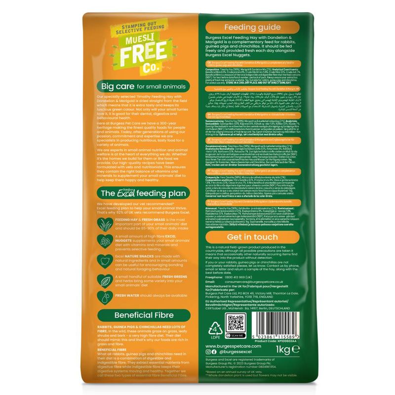 Back of a Muesli Free Co. packaging with text and branding.